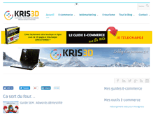 Tablet Screenshot of kris3d.com